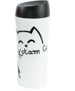 Thermo mug Love Kotam Cię 400 ml AMBITION