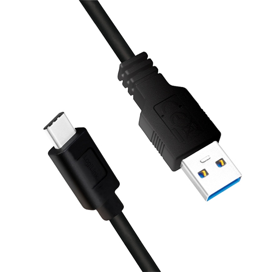 LogiLink CU0170 USB kabelis 2 m USB 3.2 Gen 1 (3.1 Gen 1) USB A USB C Melns – 2