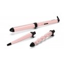 BaByliss Curl & Wave Trio Lokšķēres Silts Melns, Rozā 58 W 2,5 m BaByliss Curl & Wave Trio Lokšķēres Silts Melns, Rozā 58 W 2,5 m