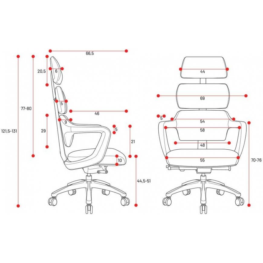 Diablo Chairs Diablo V-Modular Shadow Pilkas ergonominė kėdė – 2
