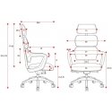 Diablo Chairs Diablo V-Modular Shadow Pilkas ergonominė kėdė