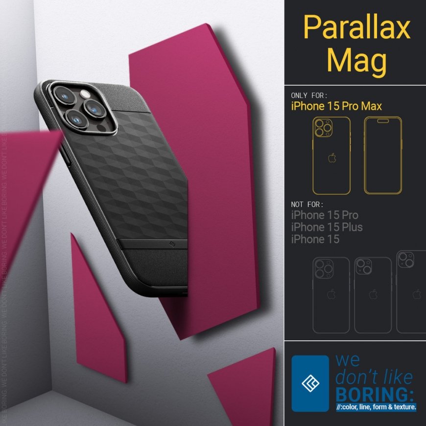 Spigen iPhone 15 Pro Max Case Caseology Parallax Mag Black – 2