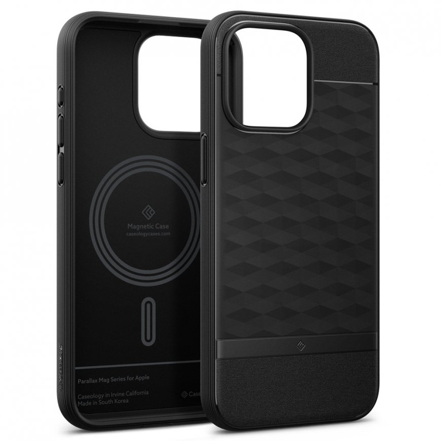 Spigen iPhone 15 Pro Max Case Caseology Parallax Mag Black – 3