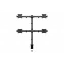 Multibrackets 3316 monitora stiprinājums un statīvs 68,6 cm (27") Melns Galds