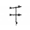 Multibrackets 3316 monitora stiprinājums un statīvs 68,6 cm (27") Melns Galds