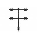 Multibrackets 3316 monitora stiprinājums un statīvs 68,6 cm (27") Melns Galds