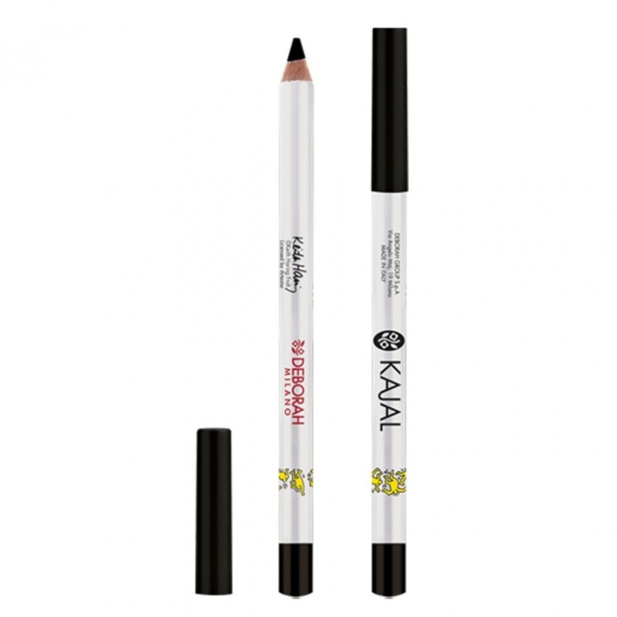 Deborah, Deborah, Precision, Color Liner, Eyeshadow & Kajal Akių apvadas 2-In-1, Juodas, 1.5 g