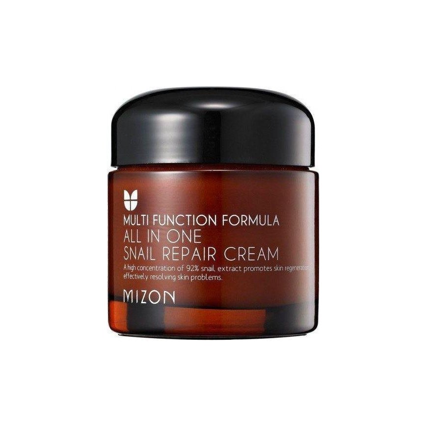 Multifunctional face cream All in One Snail Repair Creamy Mizon with snail extract, 75 ml