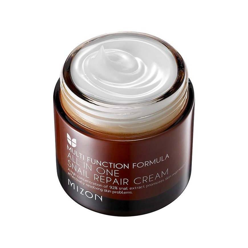 Multifunctional face cream All in One Snail Repair Creamy Mizon with snail extract, 75 ml – 3