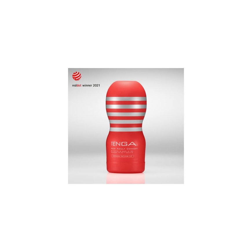 Tenga Original Vacuum Cup Slankiojamasis masturbatorius vyrams Raudona, Sidabras Termoplastinis elas – 2
