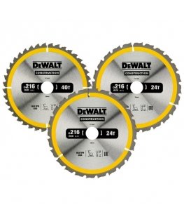 DeWALT DT1962-QZ ümmargune saetera 21,6 cm 3 tk