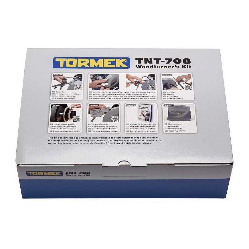 Turning package Tormek TNT-708 (SVS-50, SVD-186, TTS-100, SVD-110, LA-120, MH-380, TNT-300) – 2