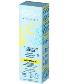 BIELENDA Marine Care C Hydro-krem SPF50 głęboko nawilżająco ochronny na dzień - Witamina C 40 ml