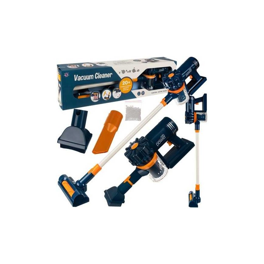 Iso Trade Children's Upright Vacuum Cleaner - Blue 23544