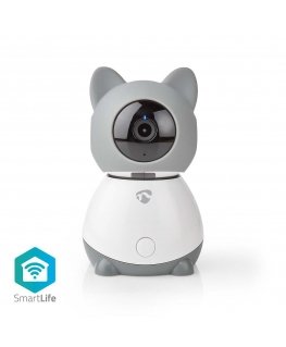 Nedis WIFICI30CGY security camera IP security camera Indoor 1920 x 1080 pixels Desk/Wall
