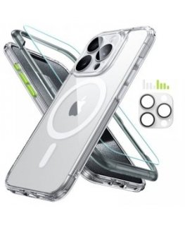 Etui JE 2in1 iPhone 15 Pro 6.1" MagSafe czarny|black 30505 (Just