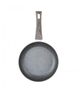 Frying pan Wavy with coating Qualum Basic Stone Edition 20 cm AMBITION