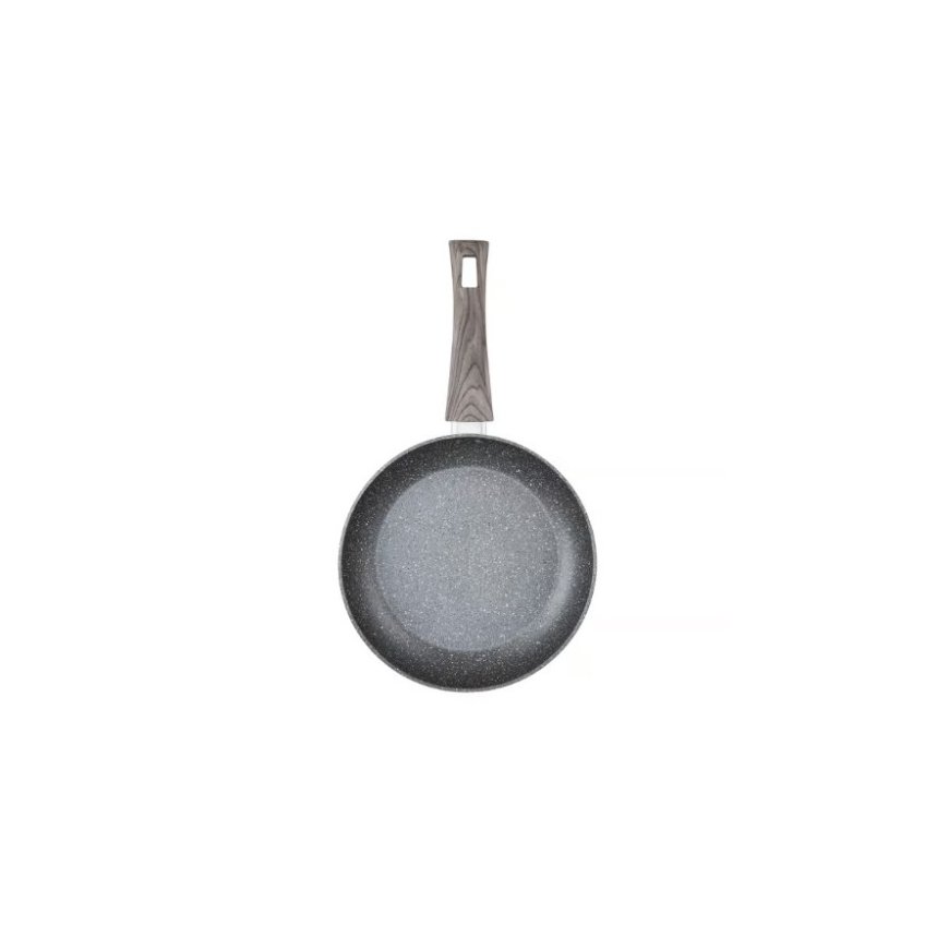 Frying pan Wavy with coating Qualum Basic Stone Edition 20 cm AMBITION