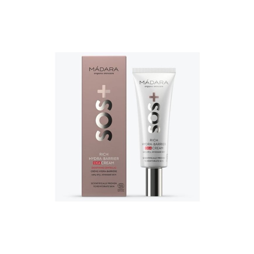 MÁDARA Cosmetics SOS Rich Hydra-Barrier CICA Cream Дневной крем Лицо 40 ml