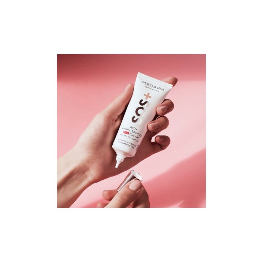 MÁDARA Cosmetics SOS Rich Hydra-Barrier CICA Cream Dienas krēms Seja 40 ml – 3