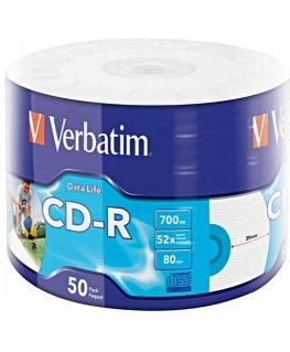 Verbatim 50x CD-R 700 MB 52x 50 tk