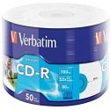 Verbatim 50x CD-R 700 MB 52x 50 kpl Verbatim 50x CD-R 700 MB 52x 50 kpl