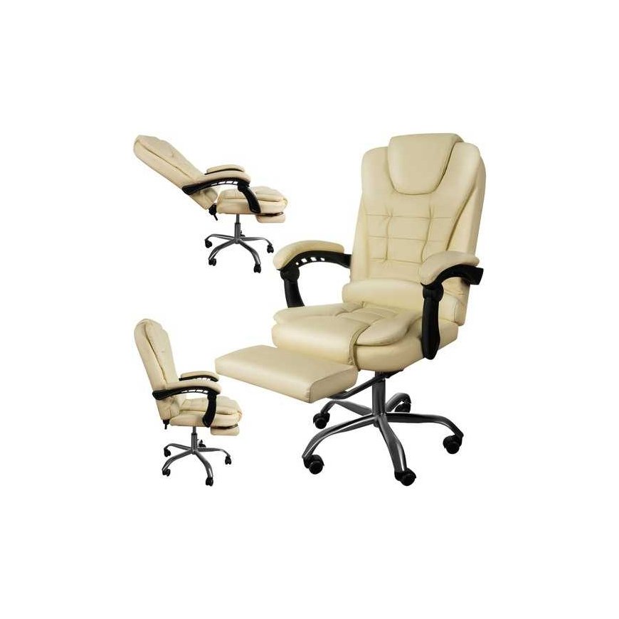 Malatec Office chair with footrest -