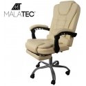 Biuro kėdė su atrama kojoms - balta Malatec 23287 Biuro kėdė su atrama kojoms - balta Malatec 23287