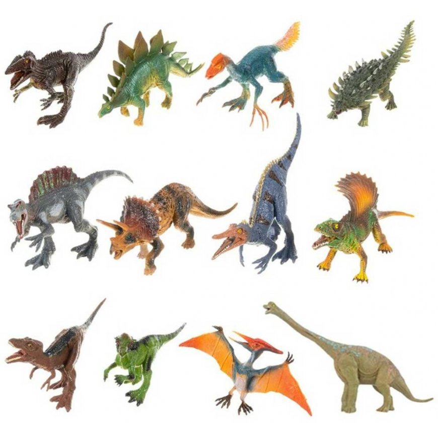 Woopie Dinosaur Figure Set XXL + Rug "Prehistoric World" – 3