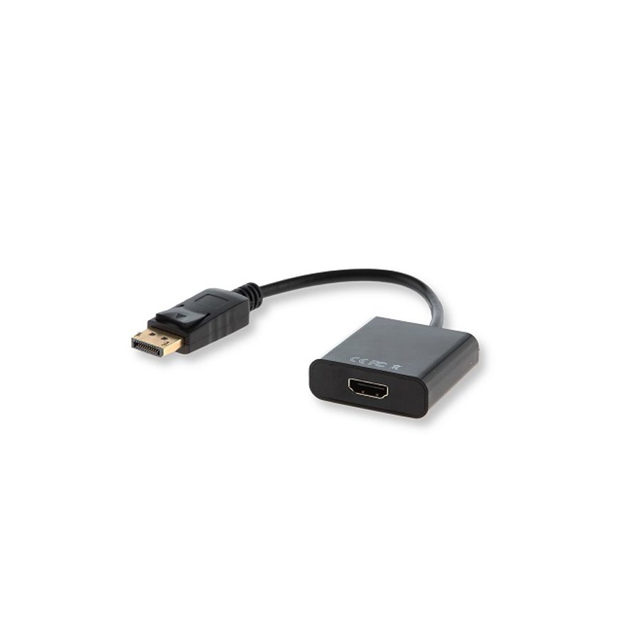 Savio CL-55/B Adapter Display Port do HDMI 0.2 m DisplayPort