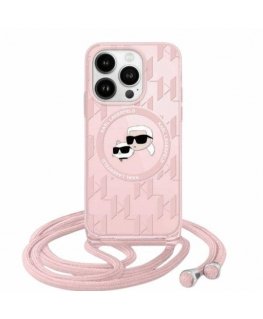 Karl Lagerfeld KLHMP15XHCKCKLCP iPhone 15 Pro Max 6.7" różowy|pi
