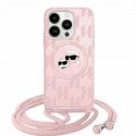 Karl Lagerfeld KLHMP15XHCKCKLCP iPhone 15 Pro Max 6.7" różowy|pi Karl Lagerfeld KLHMP15XHCKCKLCP iPhone 15 Pro Max 6.7" różowy|pi