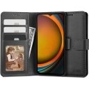 Kaardivahega mobiiliümbris Tech-Protect Xcover7 Wallet, must