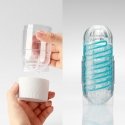 Tenga Spinner - 04 Pixel Vīriešu masturbators Zils, Caurspīdīgs