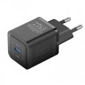 Wall charger, Vention, FEPB0-EU, USB-C, 20W, GaN (black) Wall charger, Vention, FEPB0-EU, USB-C, 20W, GaN (black)