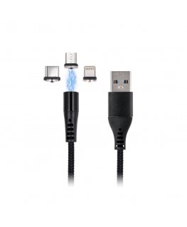 MaXlife OEM001960 дата-кабель мобильных телефонов Черный 1 m USB A