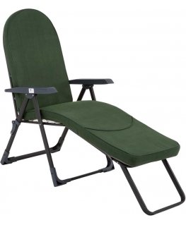 Leżak sodo su podnóżkiem Modena Oval Juodas Edition H024-32IB PATIO