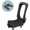 Urban ki siedzenie junior na bagažnik black/black set key lock
