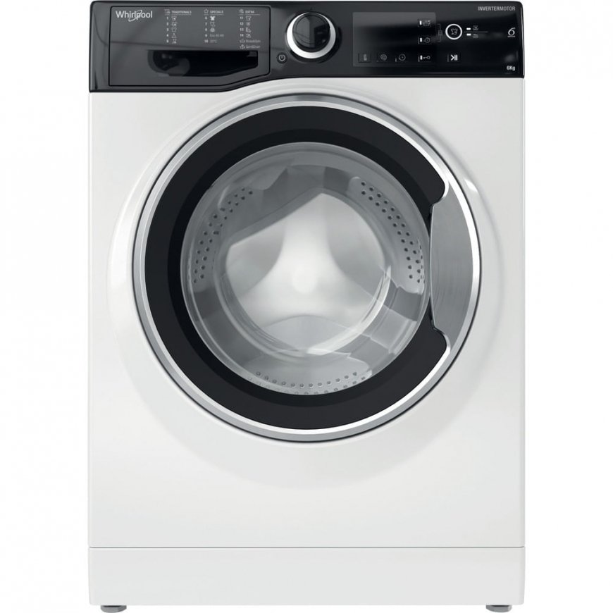 Whirlpool WRBSB 6249 S EU pesumasin Eest täidetav 6 kg 1200 RPM Must, Valge – 2