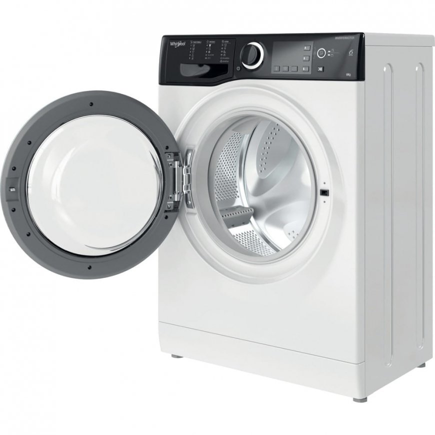 Whirlpool WRBSB 6249 S EU veļasmašīna Ielādēšana no priekšas 6 kg 1200 RPM Melns, Balts – 4