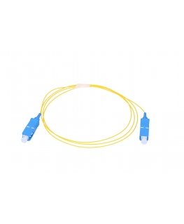 Extralink PATCHCORD SC/UPC-SC/UPC SM Simplex 900UM 1.5M InfiniBand ja kiudoptilised kaablid 1,5 m FTTH Kollane