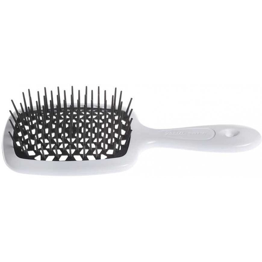 Janeke Superbrush combing brush for combing hair, white and black
