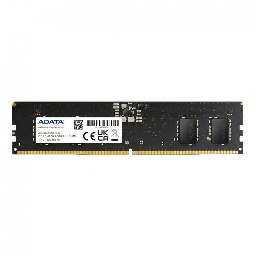 ADATA AD5U48008G-S mälumoodul 8 GB 1 x 8 GB DDR5 4800 MHz ECC
