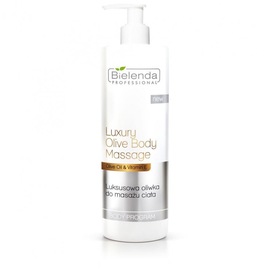 Kūno aliejus Bielenda Professional Luxury Olive, masažinis, 500 ml – 3