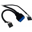 Inter-Tech CI-01 kaardilugeja USB 3.2 Gen 1 (3.1 Gen 1) Sisemine Must Inter-Tech CI-01 kaardilugeja USB 3.2 Gen 1 (3.1 Gen 1) Sisemine Must