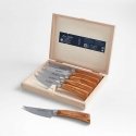 Jean Dubost Laguiole 6 pcs. Steak Knife Set, Olive Jean Dubost Laguiole 6 pcs. Steak Knife Set, Olive