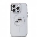 Karl Lagerfeld IML K&CH Heads Metal Frame MagSafe Case for iPhon Karl Lagerfeld IML K&CH Heads Metal Frame MagSafe Case for iPhon