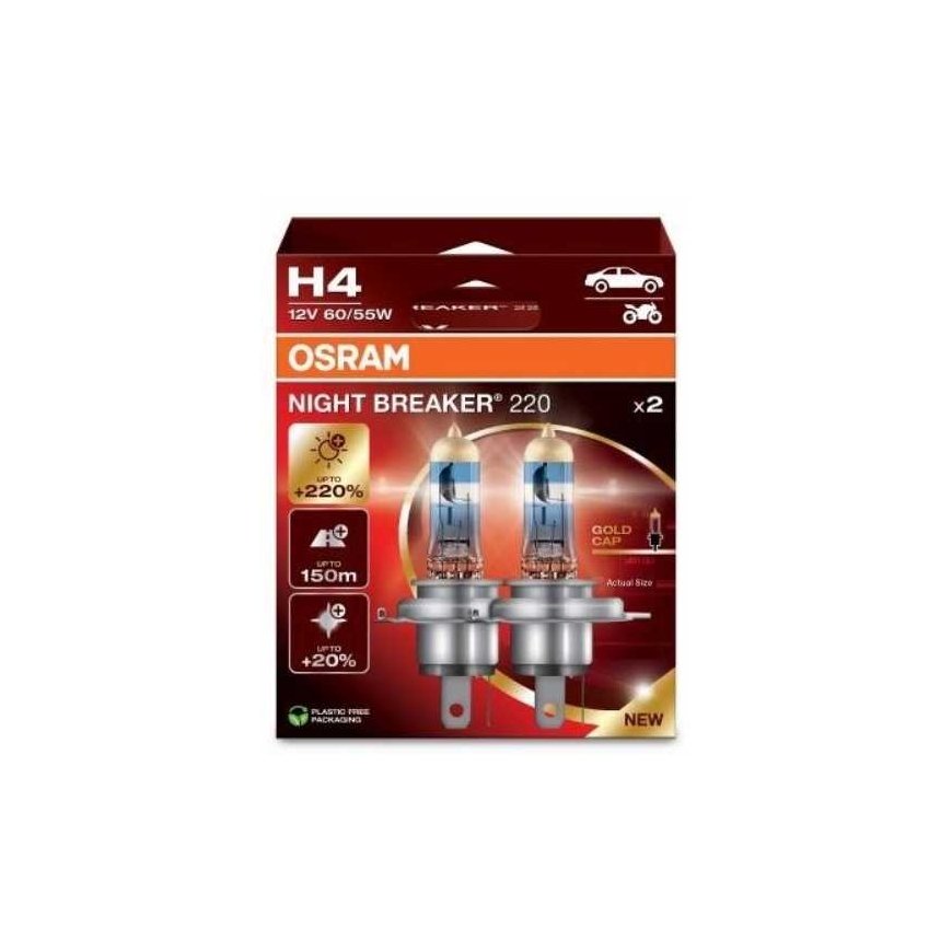 OSRAM NIGHT BREAKER 220 H4 CAR