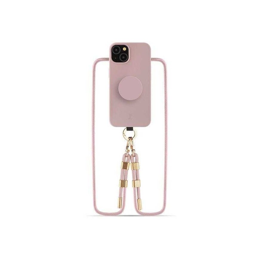 Case JE 3in1 PopGrip iPhone 15 6.1" pink/rose 30494 (Just Elegance)