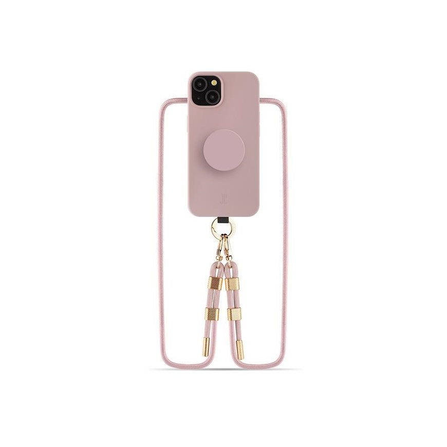 Case JE 3in1 PopGrip iPhone 15 6.1" pink/rose 30494 (Just Elegance) – 3